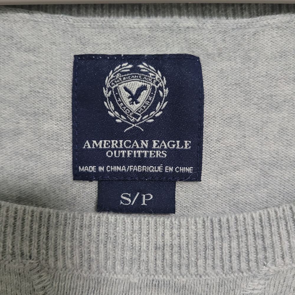 American Eagle Women's Gary Salmon Stripes Boat Neck 3/4 Sleeve Small - Picture 4 of 4